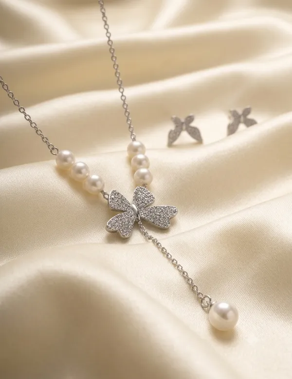 Gold_Alloy_Butterfly_Pearl_Crystal_Y_Necklace_Earrings_Set_For_Women