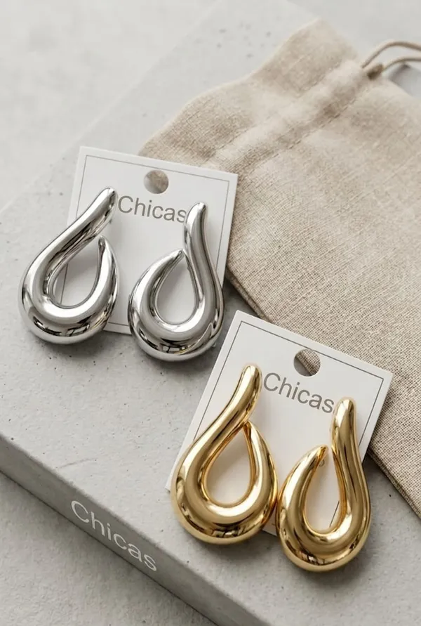 Gold_Stainless_Steel_Sculptural_Teardrop_Statement_Earrings_For_Women