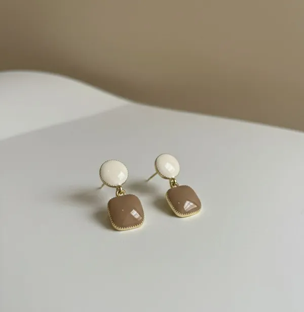 Gold_Stainless_Steel_Marble_Enamel_Stud_Earrings_For_Women
