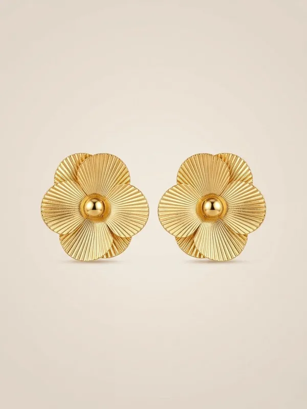 Gold_Alloy_Floral_Stud_Earrings_For_Women
