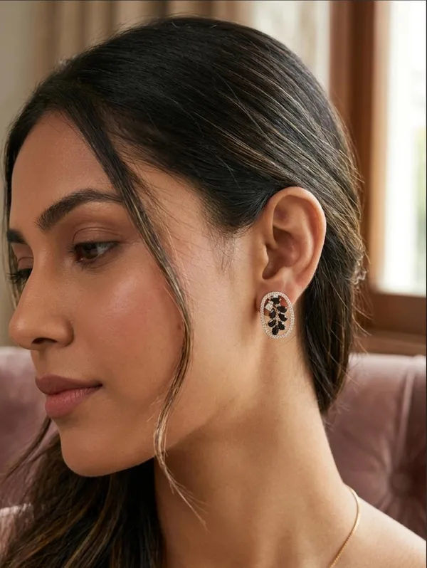 Gold_Alloy_Crystal_Vine_Oval_Stud_Earrings_For_Women