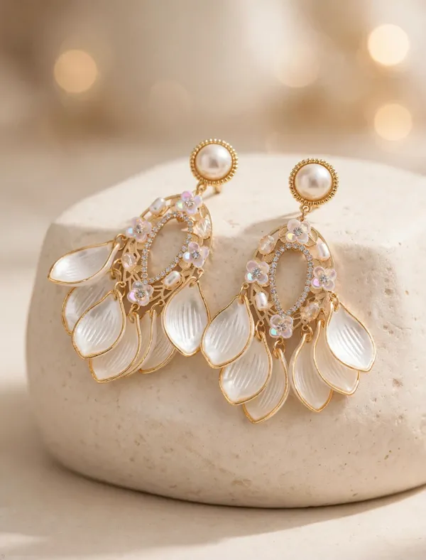 White_Alloy_Gulnar_Chandelier_Earrings_For_Women