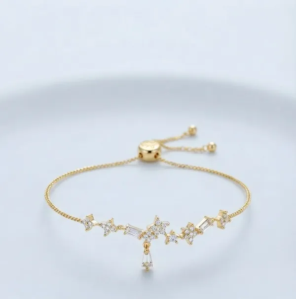 Gold_Celestial_Stardust_Adjustable_Bolo_Bracelet_For_Women