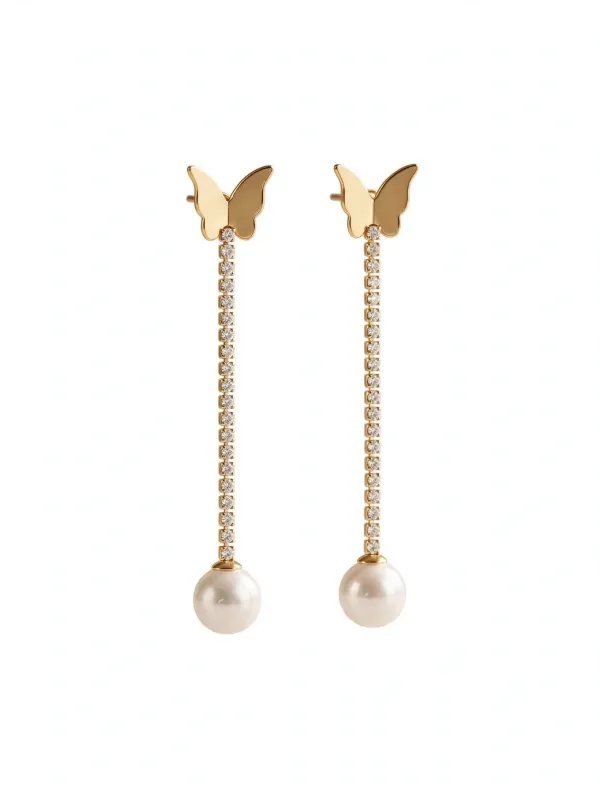 Gold_Crystal_Pearl_Butterfly_Drop_Earrings_For_Women