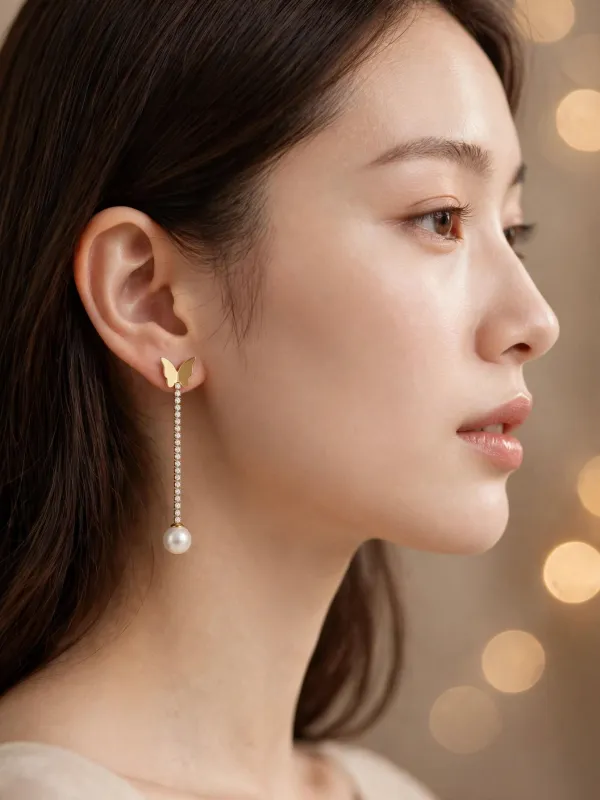 Gold_Crystal_Pearl_Butterfly_Drop_Earrings_For_Women