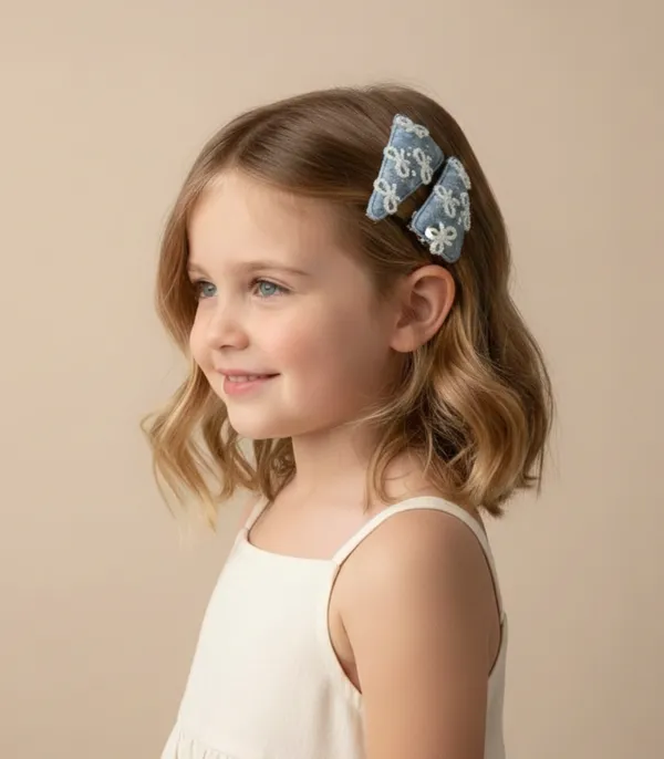 Denim_Pearl_Rhinestone_Floral_Charm_Hair_Clip_For_Women