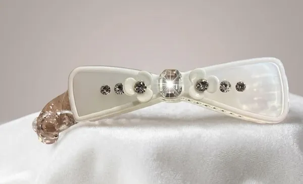 Grey_Acrylic_Crystal_Bow_Banana_Hair_Clip_For_Women