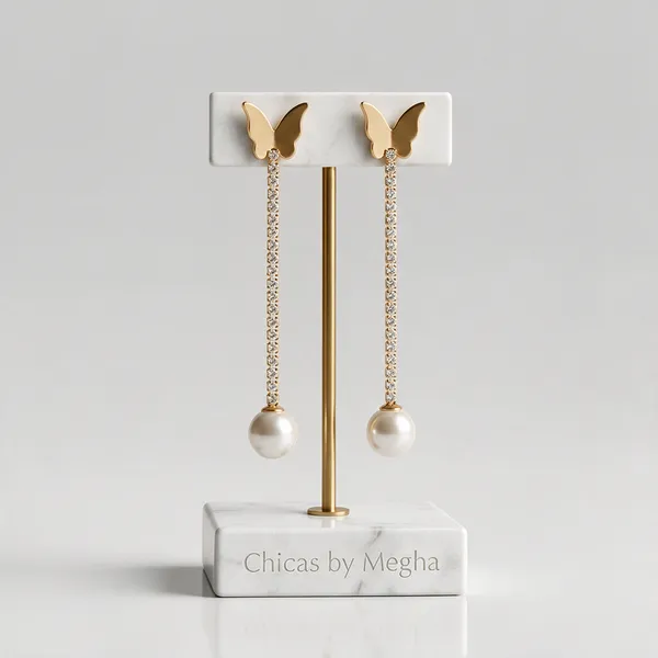 Gold_Crystal_Pearl_Butterfly_Drop_Earrings_For_Women