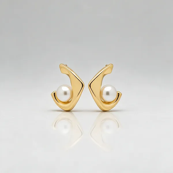 Gold_Stainless_Steel_Stud_Earrings_For_Women