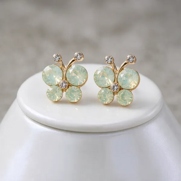 Sage_Green_Alloy_Crystal_Flutter_Butterfly_Stud_Earrings_For_Women