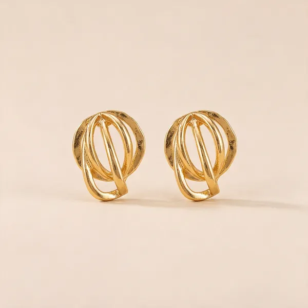 Gold_Alloy_Celestial_Orbit_Stud_Earrings_For_Women