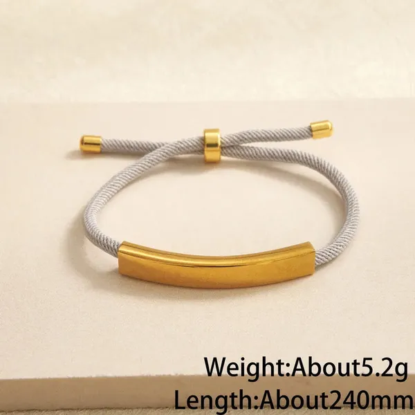 Grey_Cord_Gold-Plated_Bar_Adjustable_Bracelet_For_Women