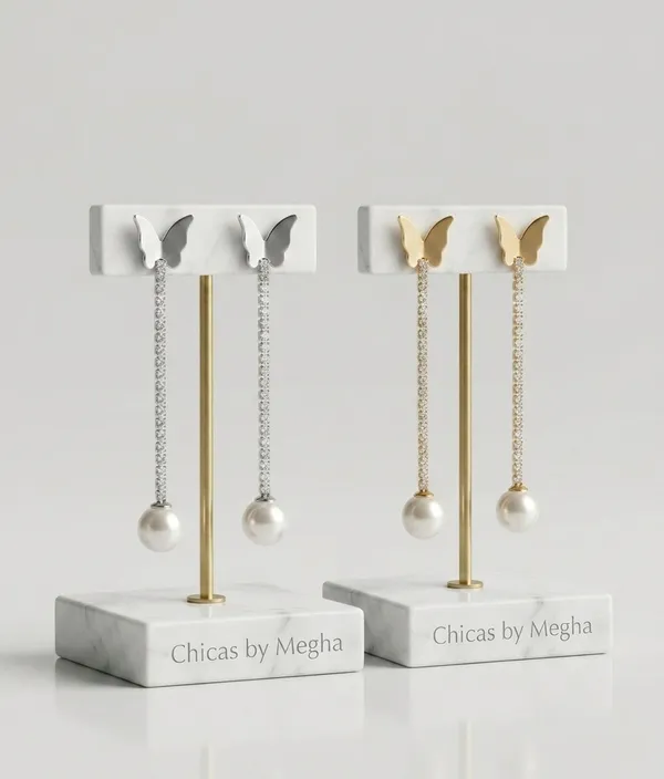 Silver_Crystal_Pearl_Butterfly_Drop_Earrings_For_Women