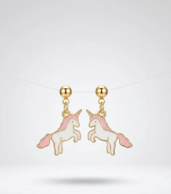 Gold_Unicorn_Dangle_Stud_Earrings_For_Women