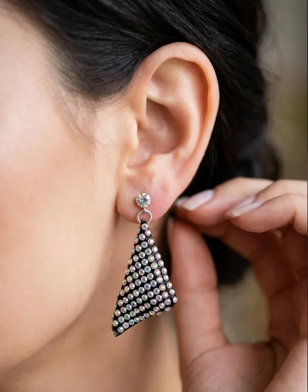 Gold_Black_Rhinestone_Geometric_Drop_Earrings_For_Women