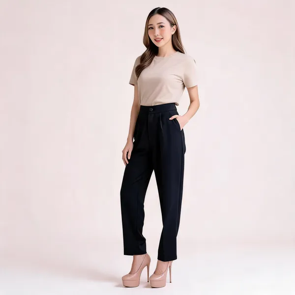 Black_Textile_Crepe_Formal_Trouser_For_Women