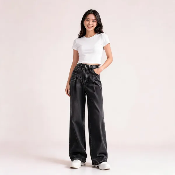 Carbon_Black_Denim_Wide_Leg_Jeans_For_Women