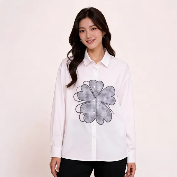 White_Stiff_Cotton_Oversized_Shirt_For_Women