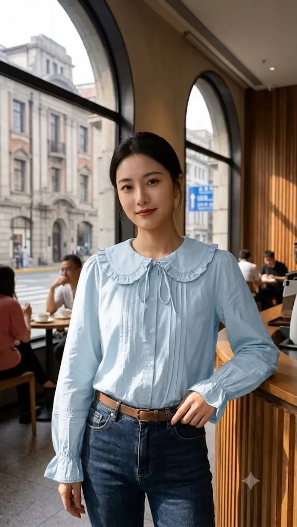 Sky_Blue_Cotton_Top_For_Women