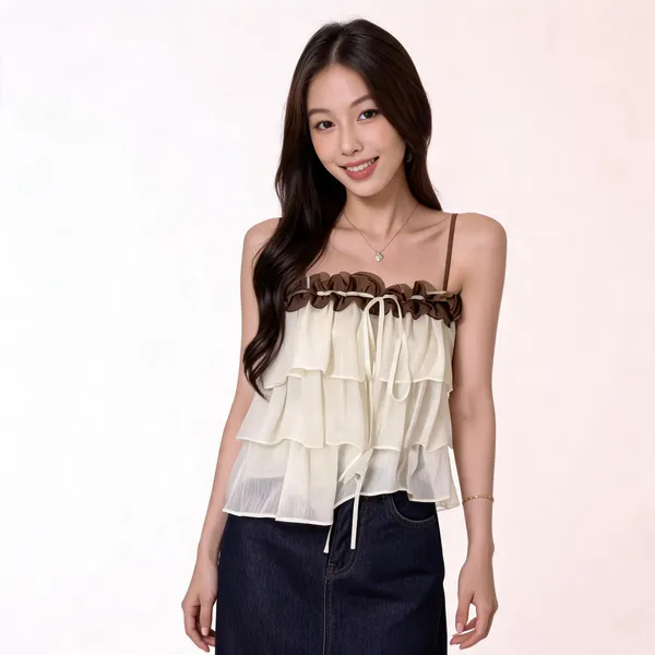 White_Chiffon_Top_For_Women