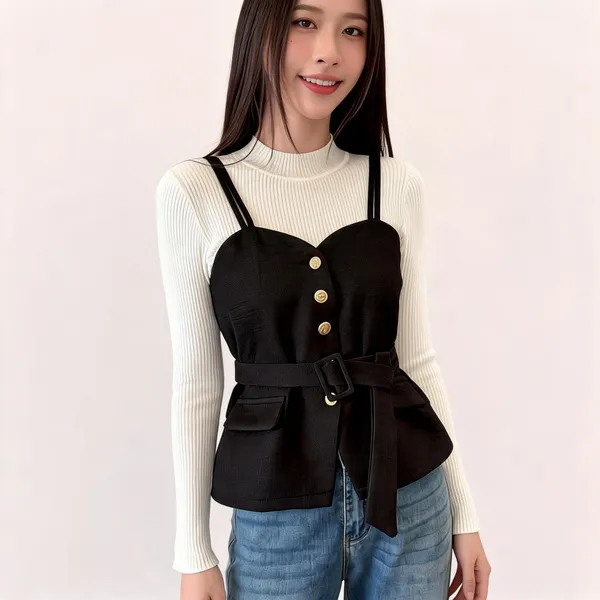 Black_Jacquard_Top_For_Women