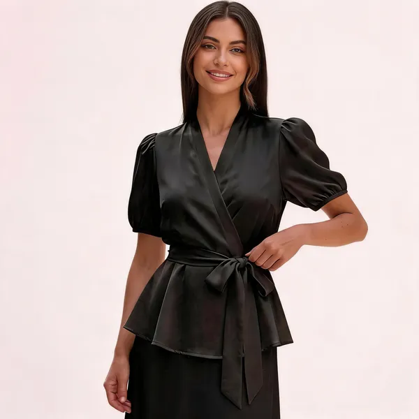 Black_Satin_Top_For_Women