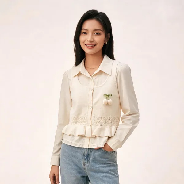 Off_White_Cotton_Fur_Top_For_Women