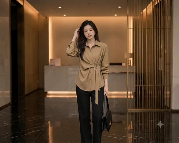 Light_Brown_Textile_Crepe_Top_For_Women
