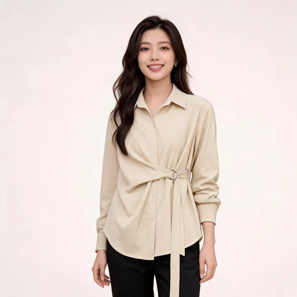 Beige_Textile_Crepe_Top_For_Women