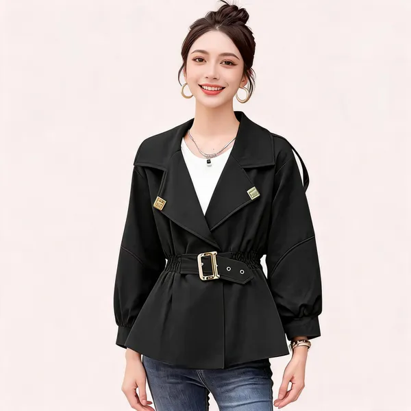 Black_Textile_Crepe_Jacket_For_Women