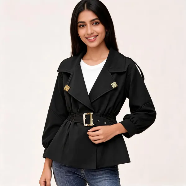 Black_Textile_Crepe_Jacket_For_Women