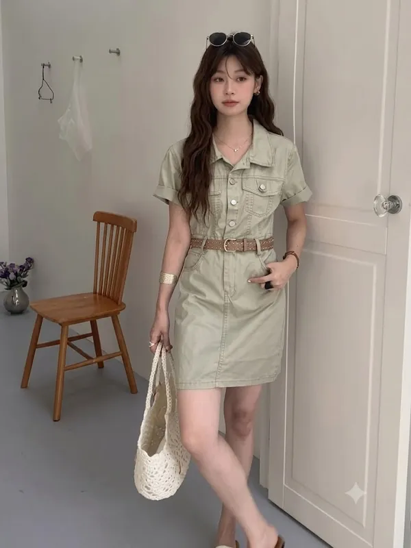 Light_Beige_Denim_Midi_For_Women
