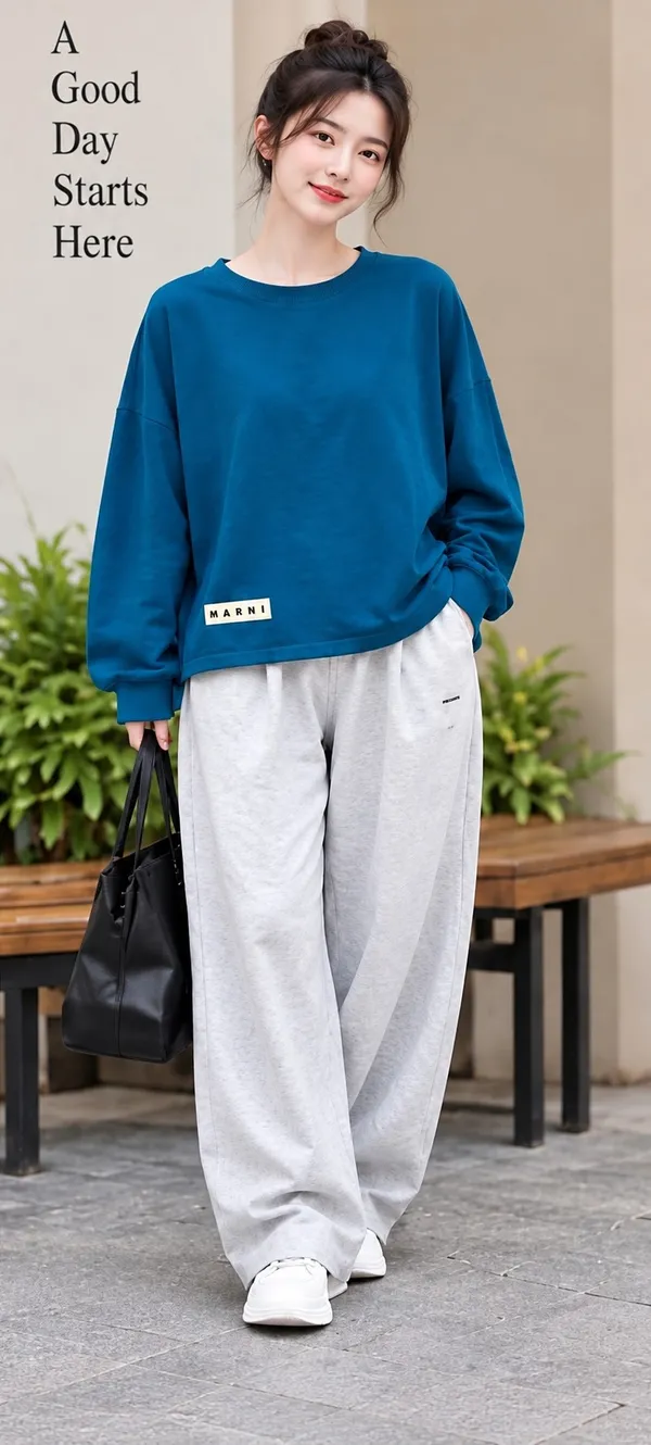 Deep_Teal_Blue_Relaxed_Fit_Sweatshirt_for_Women