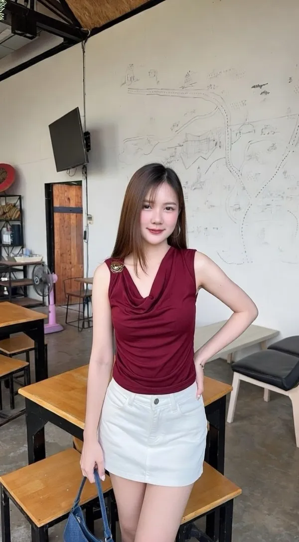Dark_Maroon_Draped_Sleeveless_Top_for_Women