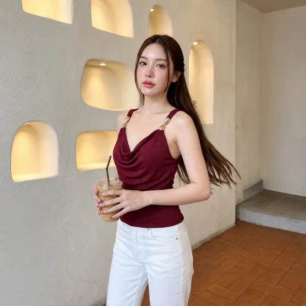 Maroon_Cowl_Neck_Camisole_Top_for_Women