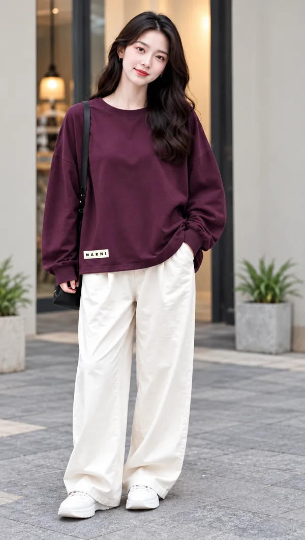 Wine_Relaxed_Fit_Sweatshirt_For_Women