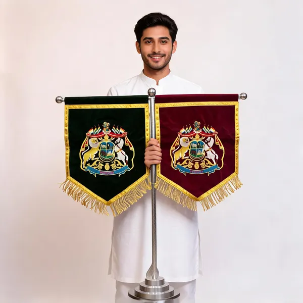 Multicolor_Velvet_Embroidered_Kachawa_Rajput_T-Stand_Flag
