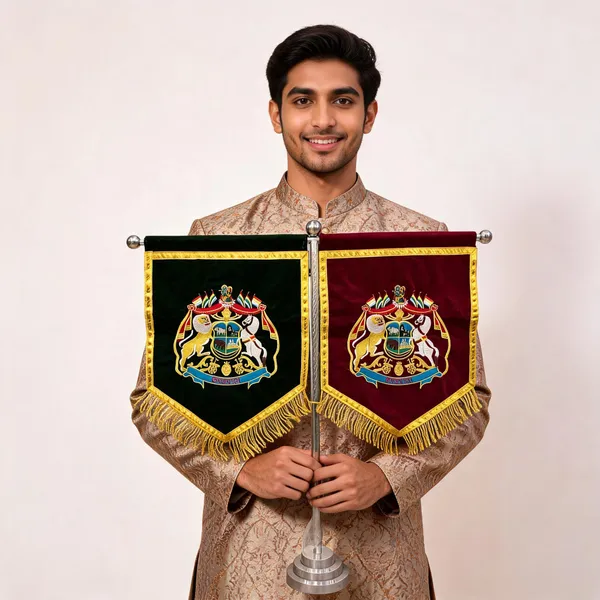 Multicolor_Velvet_Embroidered_Kachawa_Rajput_T-Stand_Flag