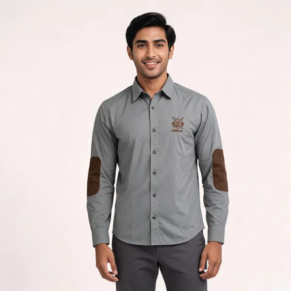 Grey_Cotton_Embroidered_Banna_Rajputana_Shirt_For_Men