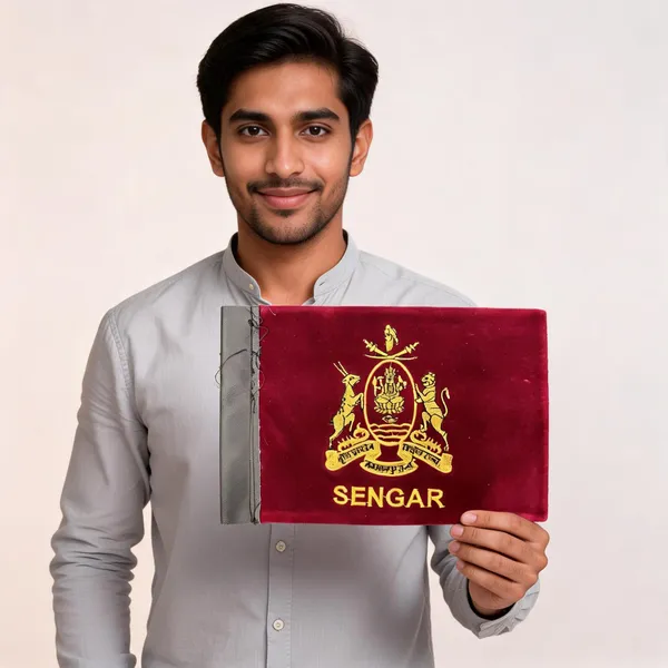 Red_Velvet_Embroidered_Sengar_Rajput_Car_Flag