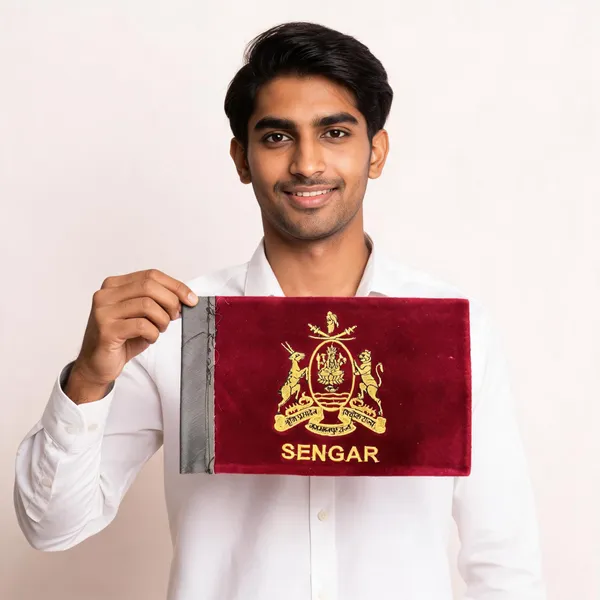 Red_Velvet_Embroidered_Sengar_Rajput_Car_Flag