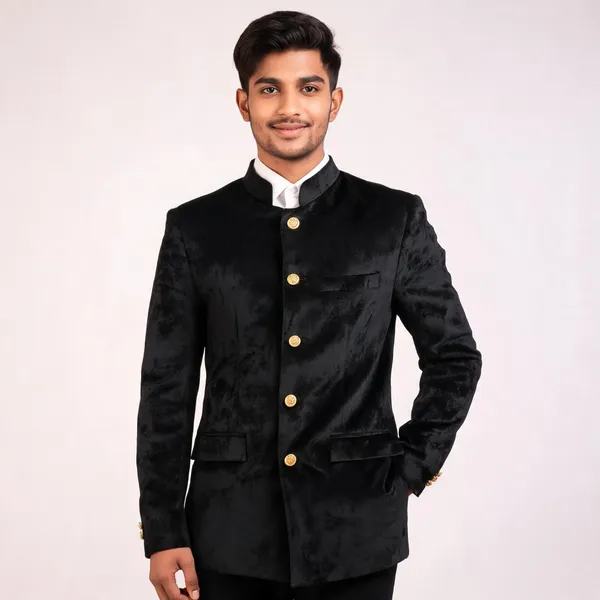 Black_Velvet_Bandhgala_Jodhpuri_Coat_For_Men