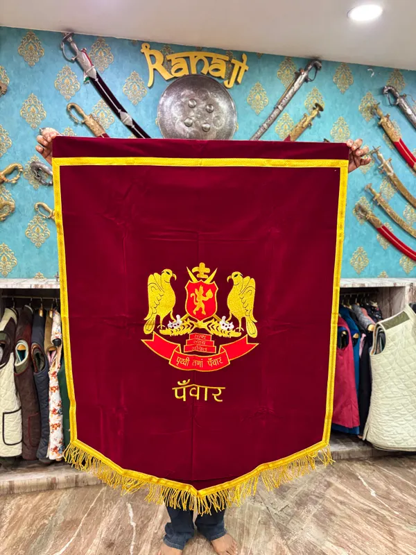 velvet_fabric_embroidery_banner_pawar_rajput