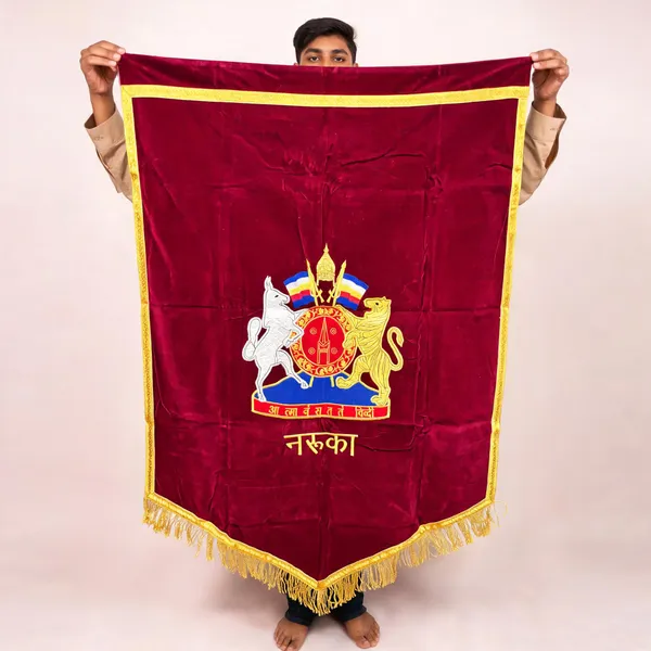 Maroon_Velvet_Embroidery_Banner_Naruka_Rajput