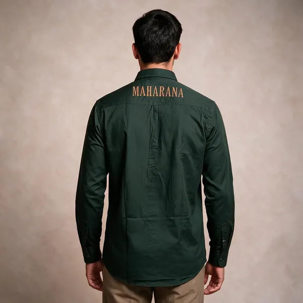 Dark_Green_Cotton_Regular_Fit_Maharana_Embroidered_Shirt_For_Men