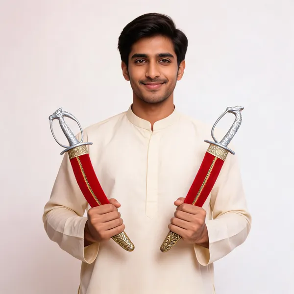 Metal_Red_Decorative_Katar
