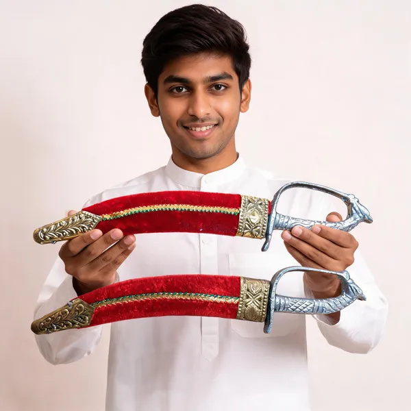 Metal_Red_Decorative_Katar