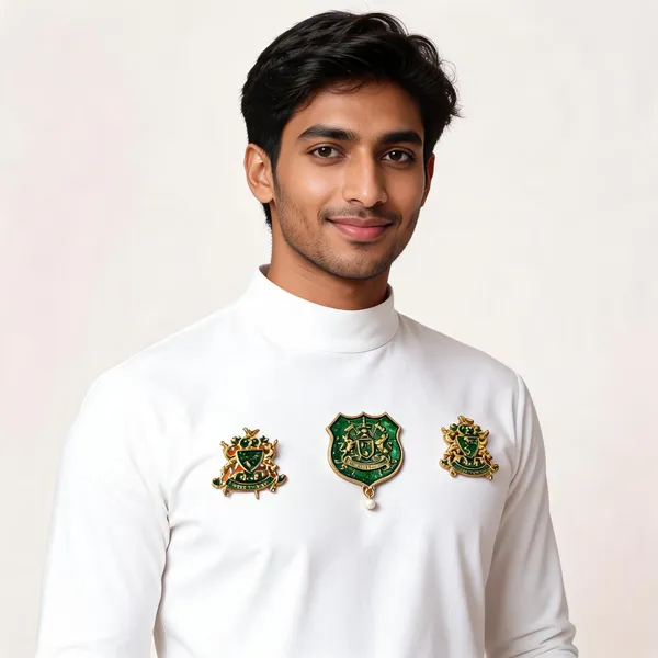 Green_And_Gold_Metal_Crest_Emblem_Set_For_Men