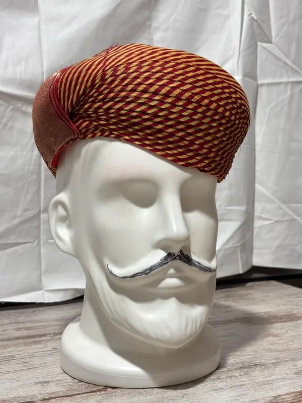 cotton_fabric_Multicolor_Patterned_Traditional_Turban_for_Men