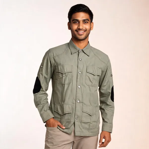 Olive_Green_Cotton_Utility_Hunting_Shirt_Jacket_For_Men